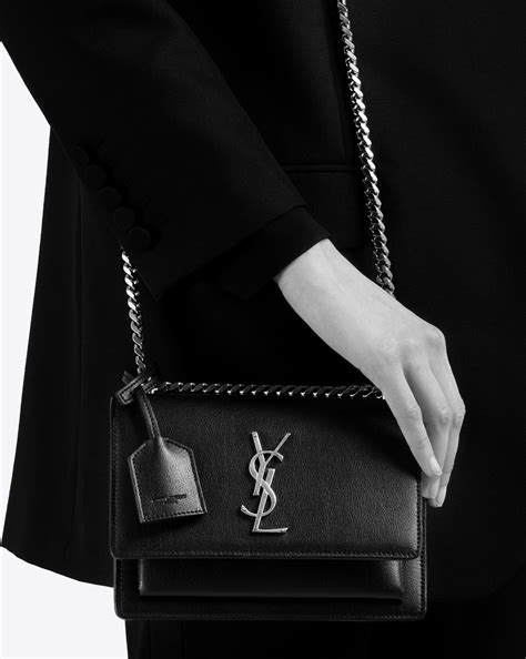 ysl monogram sunset bag small